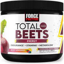 Force Factor Total Beets Beet Root Powder, Berry Lemonade Flavor, 30 Servings 201g