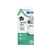 Tommee Tippee Natural Start Glass Baby Bottle for 0m 1x 250ml Baby Bot