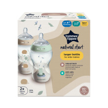 Tommee Tippee Natural Start AntiColic Baby Bottle 340ml Medium Flow Br