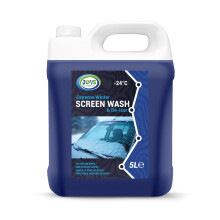 JOVS Screenwash 5L Concentrate - Powerful De-Icer & Windscreen Cleaner (-24C) | All-Season Antifreeze Screen wash for Cars, Smear-Free, Paint-Safe,