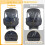 Orzbow Car Seat Rain Covers Universal, with Easy Access Door 3
