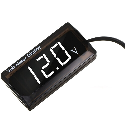 2-delad DC4–28V vattentät LED-voltmeter 1