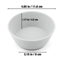 PandaEar 3 Pack Baby Bowls with Suction| Silicone Bowls for Baby