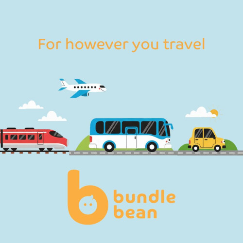 BundleBean Pram Bag for Airplane – Padded Travel Stroller Bag Universa 1
