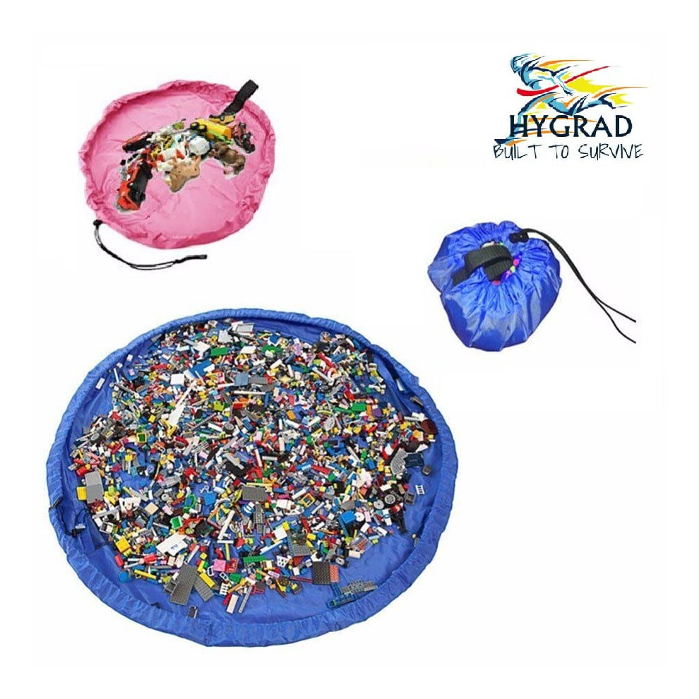 Hygrad Built To Survive 150Cm Large Storage Bag Kids Nursery Play Mat Storage Bag For Toys And