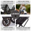 Lejoux+ Baby Pushchair (Light Grey) 5