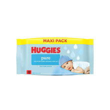 Huggies Pure Wipes 12 x 60 wipes New Package