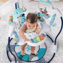 LADIDA Stationary Jumperoo Baby Bouncer Chair Acrobat 360 Rotating S