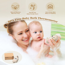 Doliyearning Sea Otter Baby Bath ThermometerThe Infant Baby Bath Float