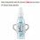 PandaEar 4 Pack Silicone Baby Bottle Handles Compatible with Dr Brown 2