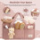 PeraBella Diaper Caddy Organizer for Changing Table Storage Basket Car Organizer Nursery Organizer Portable Storage 5