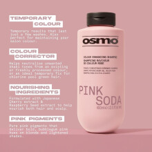 Osmo Pink Soda Colour Enhancing Shampoo Buildable Temporary Pigment a