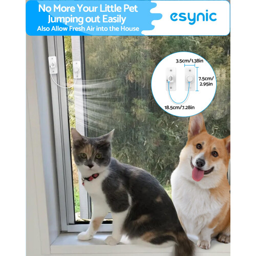 eSynic 12 Pack Window Locks for Upvc Windows Self Adhesive No Drill 2