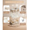 Fortella Nappy Caddy Organizer, 3-Tier Storage Trolley on Wheels, 3