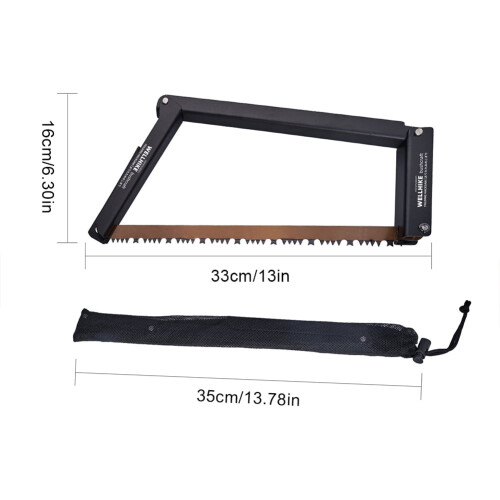 Sammenleggbar håndsag i aluminiumslegering 33 cm 1