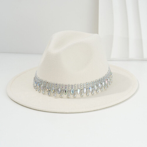 Καπέλο Western Cowboy με Καρδιά από Στρας – Unisex, Μπεζ 1