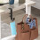 Fireplace Stocking Holder Black Adjustable Heavy Duty Hook 5