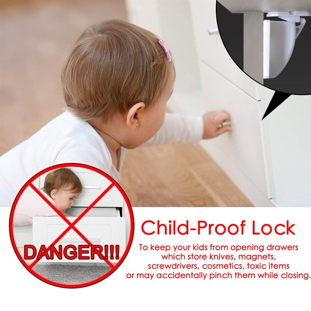 Baby Safety Locks Mini Multifunction Latch Child Safety Latches For Ki 5001302770160