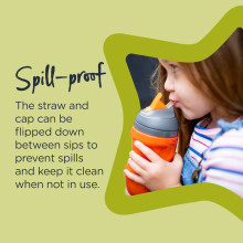 Tommee Tippee Insulated Straw Cup for Toddlers SpillProof 260ml 12m Pa