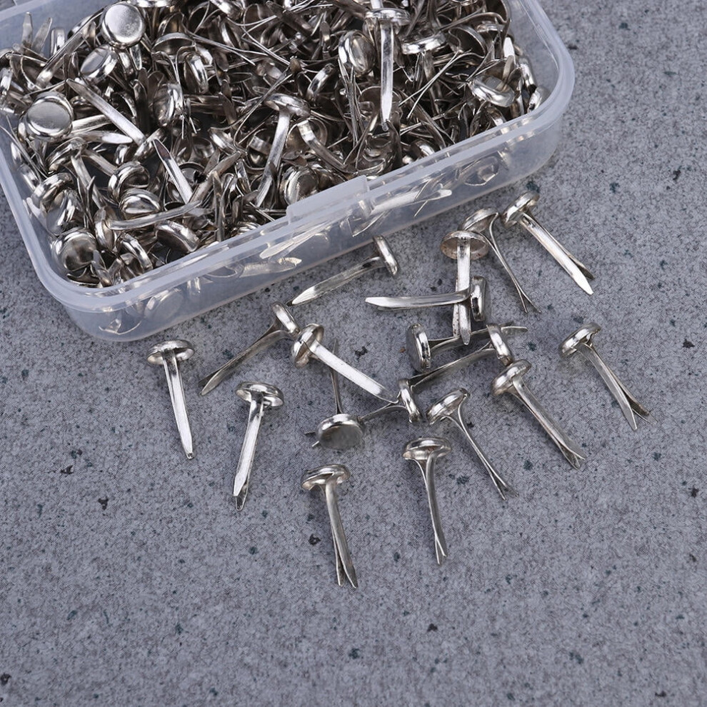 Paper Fasteners Electroplated Round Metal Brads 200 Pcs 9329345531767