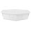 White PP Hexagon Stepping Stone Mold 6-Sided 1