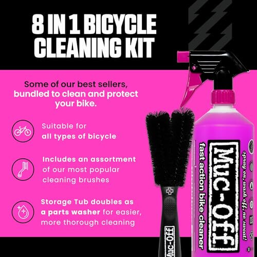 MUC-OFF - 8 in 1 Bicycle Cleaning Kit 1