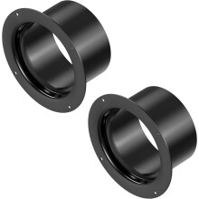 Conector cu flanșă pentru conductă ABS de 4", țeavă dreaptă, 2 buc.