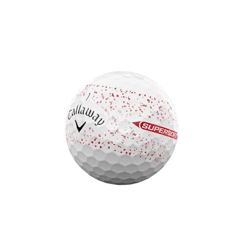 Callaway Callaway Golf Supersoft Golf Ball 2025, Splatter Red 2