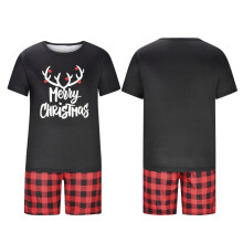 Awdenio herrpyjamasset med matchande juldekorationer, polyester