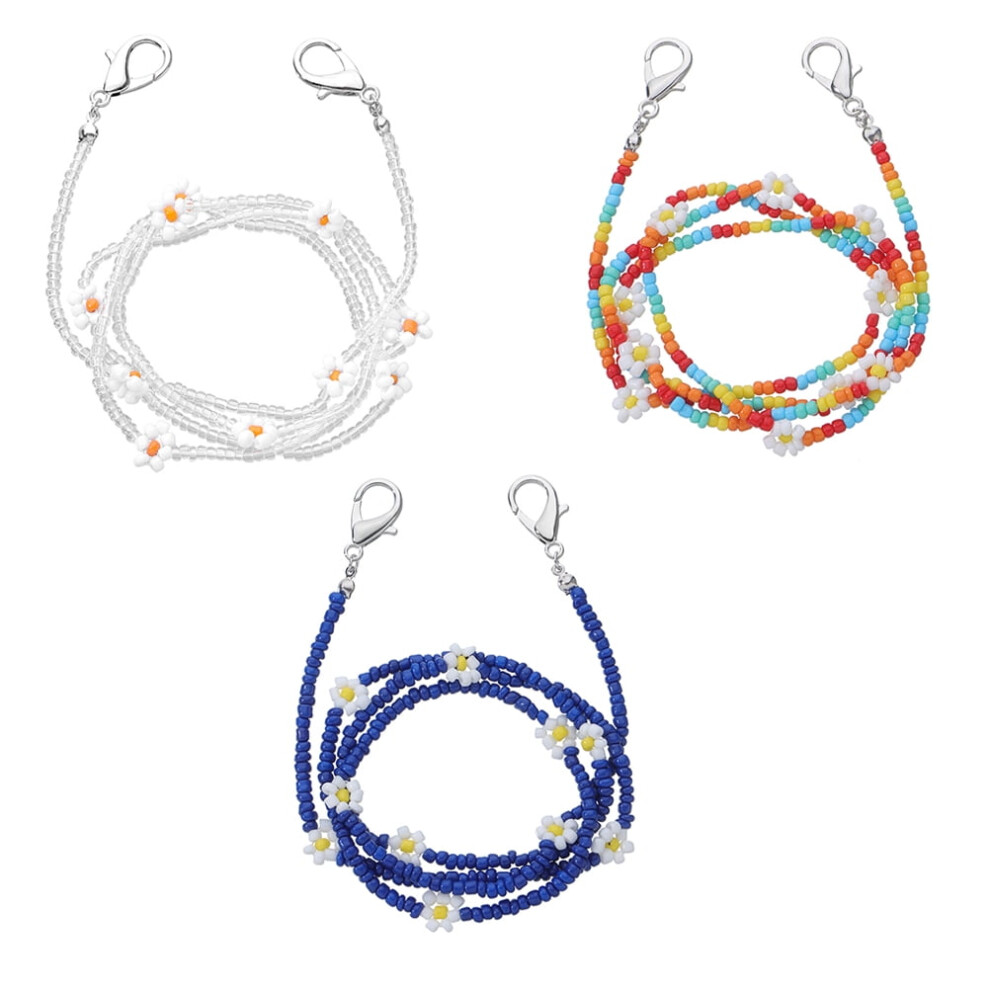 3-Piece Beaded Eyeglasses & Mask Lanyard Set