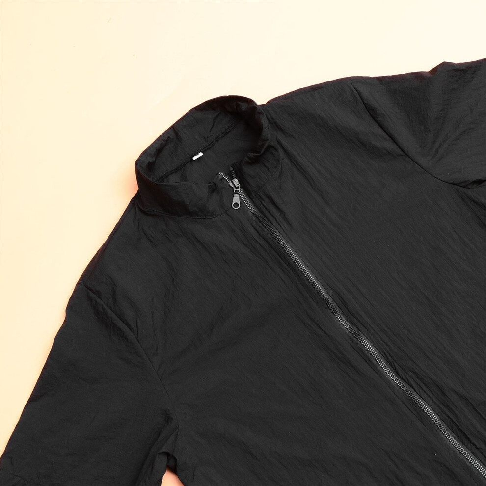 Black Nylon Pet Grooming Smock 1 Piece