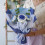 Handmade Crochet Rose Bouquet Blue – 3-Piece 5