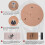 CyeeLife Dartboard Bracket Hanging Dartboards,Dart Board Accessories 5