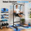Dskeuzeew Power Tower Dip Station Pull Up Bar, Adjustable Height Multi-Function Power Tower, Push Up Workout Abdominal Exercise for Home Gym Strength 2