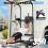 Dskeuzeew Power Tower Dip Station Pull Up Bar, Adjustable Height Multi-Function Power Tower, Push Up Workout Abdominal Exercise for Home Gym Strength 3