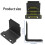 Weather Resistant Bike Mudguards Quick Mounting Mud-Black 4