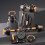 Strongway Adjustable 6 in 1 Dumbbell Straight and Curl Barbell 2