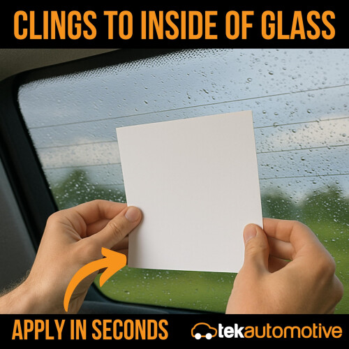 Tek Automotive Self Cling L Plates for Inside Car Window 2 Pack 2