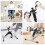AGM Foldable Mini Pedal Exerciser, Compact Arm Leg Exercise Bike with LCD Display for Home Office Workout 5