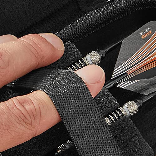 Casemaster Sentry Dart Case, Blue Zipper 2