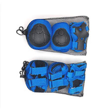 Kids Sports Protective Gear Set,6PCS Wrist Guard Knee Elbow Pads for Children Protection Skateboard Inline Roller Skating Biking Riding Scooter,Blue