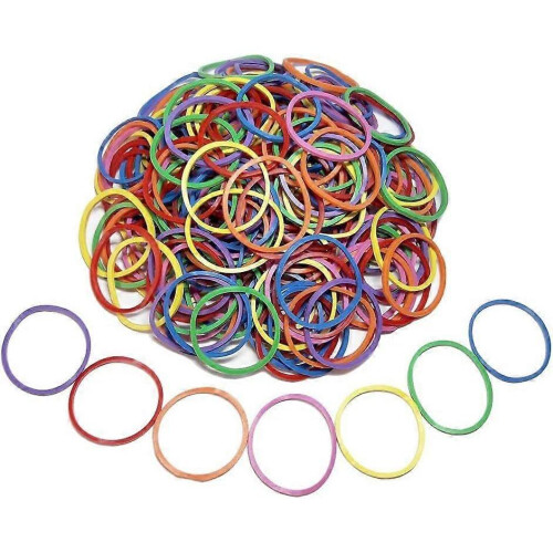 200Pcs Small Assorted Rubber Bands Bulk Elastic Wide Money Colorful Rubber Bands 2