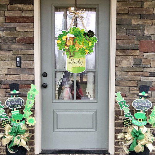 St Patrick's Day Door Hanger Home Decoration 2
