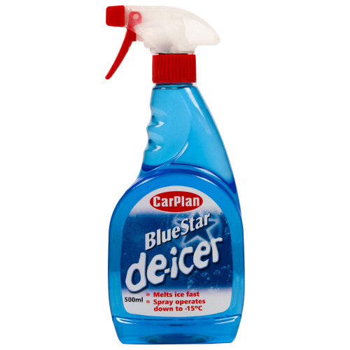 CarPlan CarPlan TDI501 Blue Star Winter De Icer Trigger Spray 500ml x 2 1