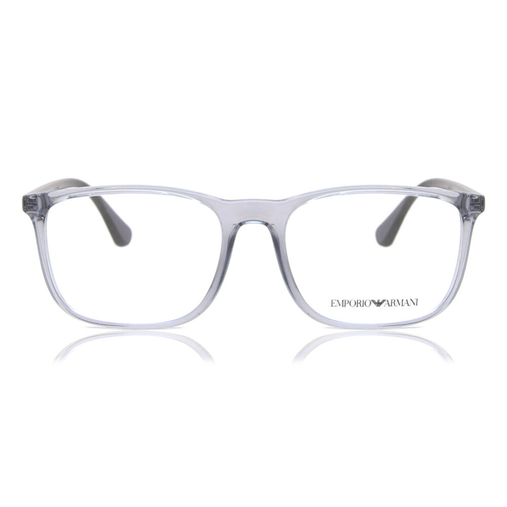 Emporio Armani Men's Grey Man Ea3177 5090 Optical Frames Injected Squared Normal - Image 3