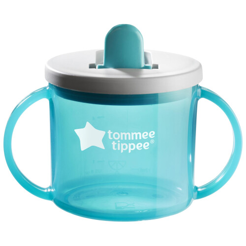 Tommee Tippee Tommee Tippee First Cup Sippy Cup for Babies with Flip-Up Free-Flow Spout and Ea 2