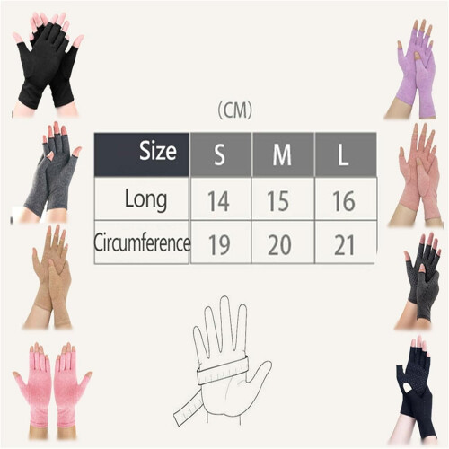 Bamboo Arthritis Gloves Unisex Compression 2