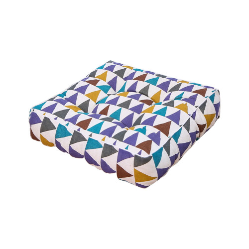 Ultra Soft Square Chair Cushion with Ties Rainproof 1