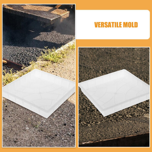 Concrete paver mold white PP 2 pcs 2