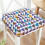 Ultra Soft Square Chair Cushion with Ties Rainproof 4